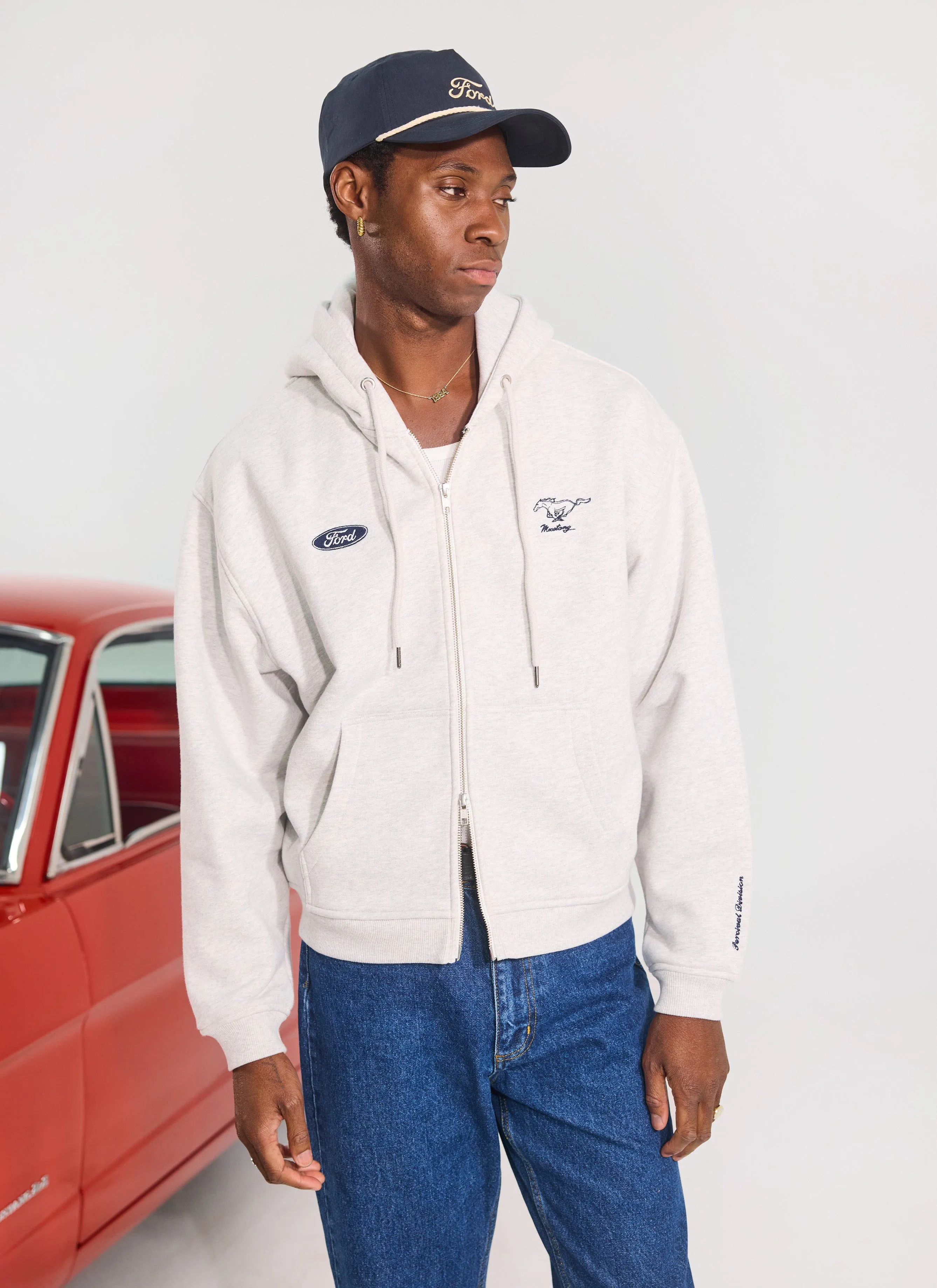 Soft Trucker Cap | Percival x Ford | Navy